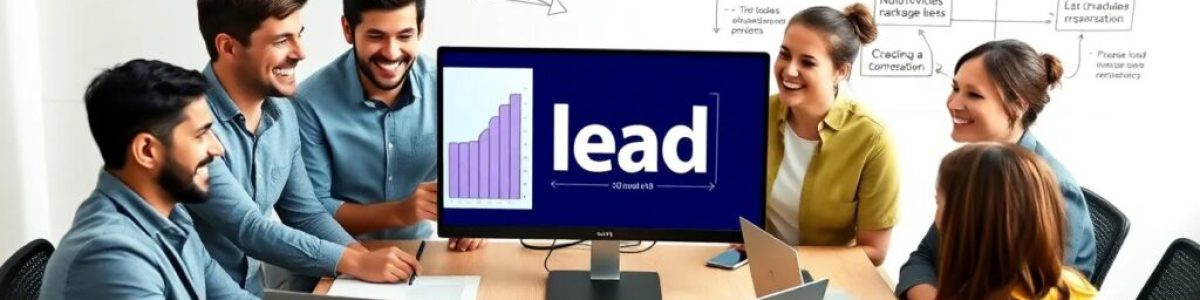 Reunión de equipo discutiendo gráficos en monitor